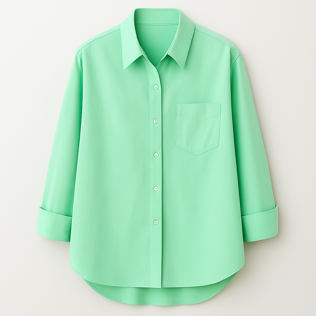 Liva – Oversized vintage blouse met knopen