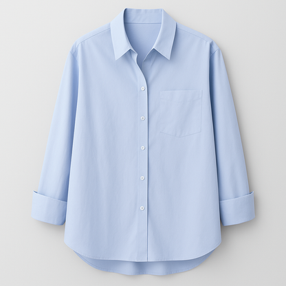 Liva – Oversized vintage blouse met knopen