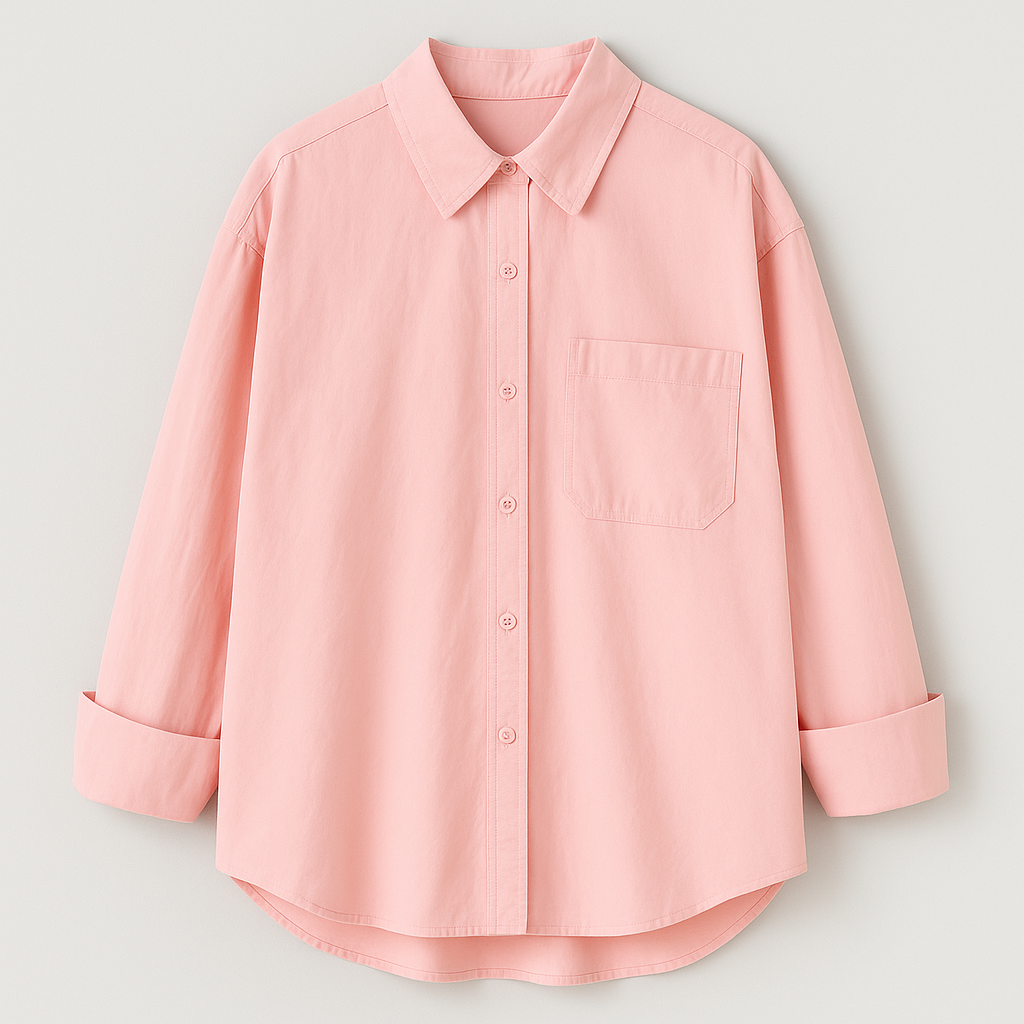 Liva – Oversized vintage blouse met knopen