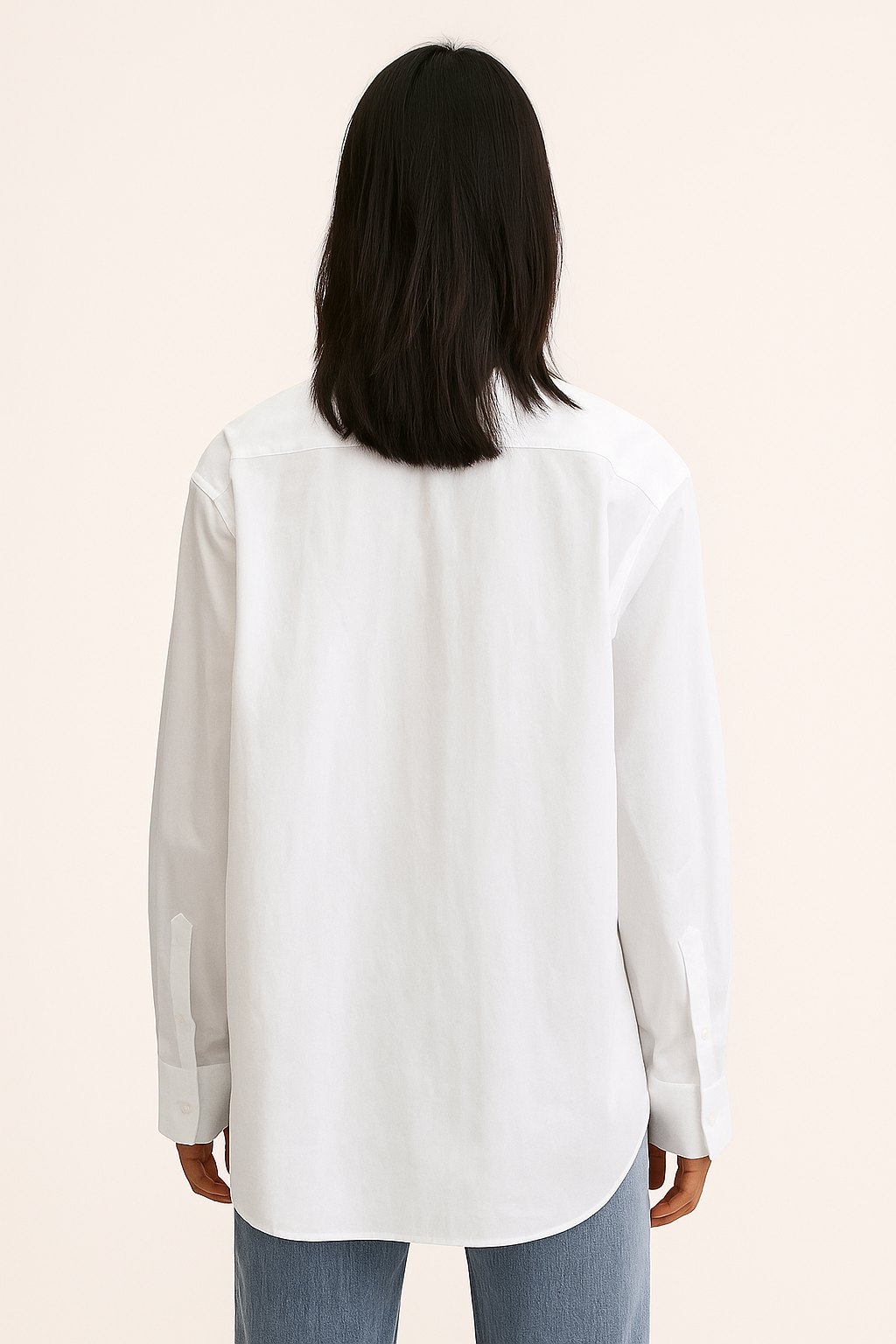 Liva – Oversized vintage blouse met knopen