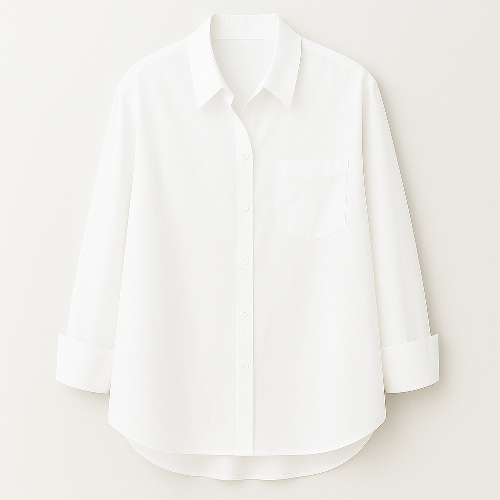 Liva – Oversized vintage blouse met knopen