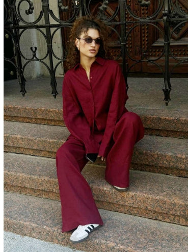 Lotte – Luchtige katoenen zomer set voor dames