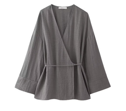 Sanne - Casual Tweedelige Set met Rechte Pijpen