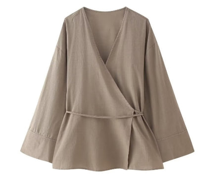 Sanne - Casual Tweedelige Set met Rechte Pijpen